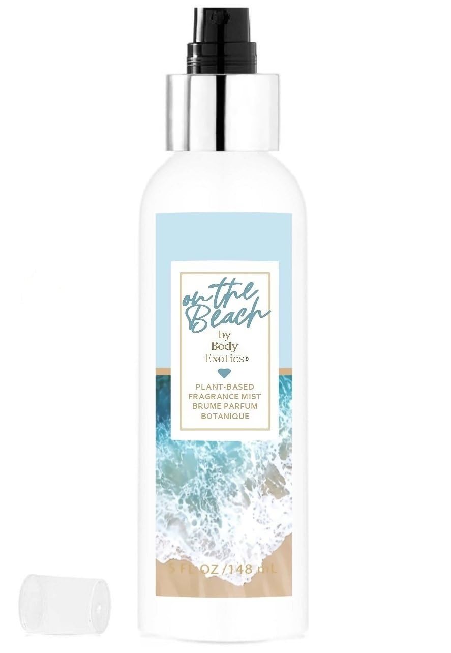 BEACH FRESH Body Hair Perfume Mist by SOLnBODY | a Beach Blend of Warm Sand Sea Spray Birchwood Mandarin Sand Jasmine Sea Salt Driftwood Coconut Water wPlant Extracts | Great Gift