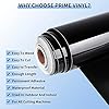 Prime Vinyl 11Ft Glossy Black Vinyl for Cutting Machine - 30.5 x 335.5 cm Black Permanent Vinyl Roll for All Cutting Machines. #2