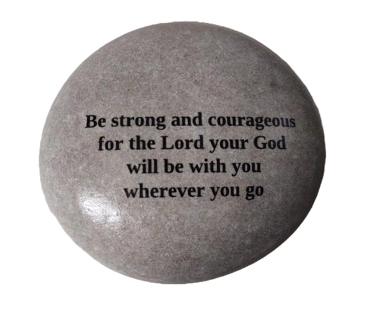 Scripture river rock stone encouragement God