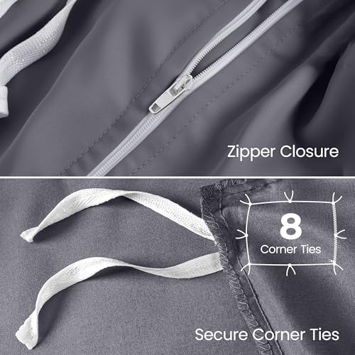 Image of Utopia Bedding 4 Piece Bedding Set - 1 Fitted Sheet (54x75), 1 Duvet Cover Full Size, 2 Pillow Case (20x30) - All Season Luxury Bed in a Bag with Zippered Full Duvet Cover - No Comforter (White)