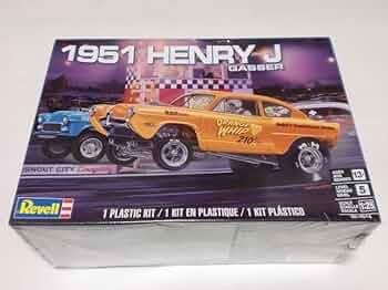 限定品 当時モノ 絶版 Revell 1/25 ロイヤルパープル ドラッグスター Amazon | アメリカ レベル 1/25 ヘンリー J ガッサー ドラッグ