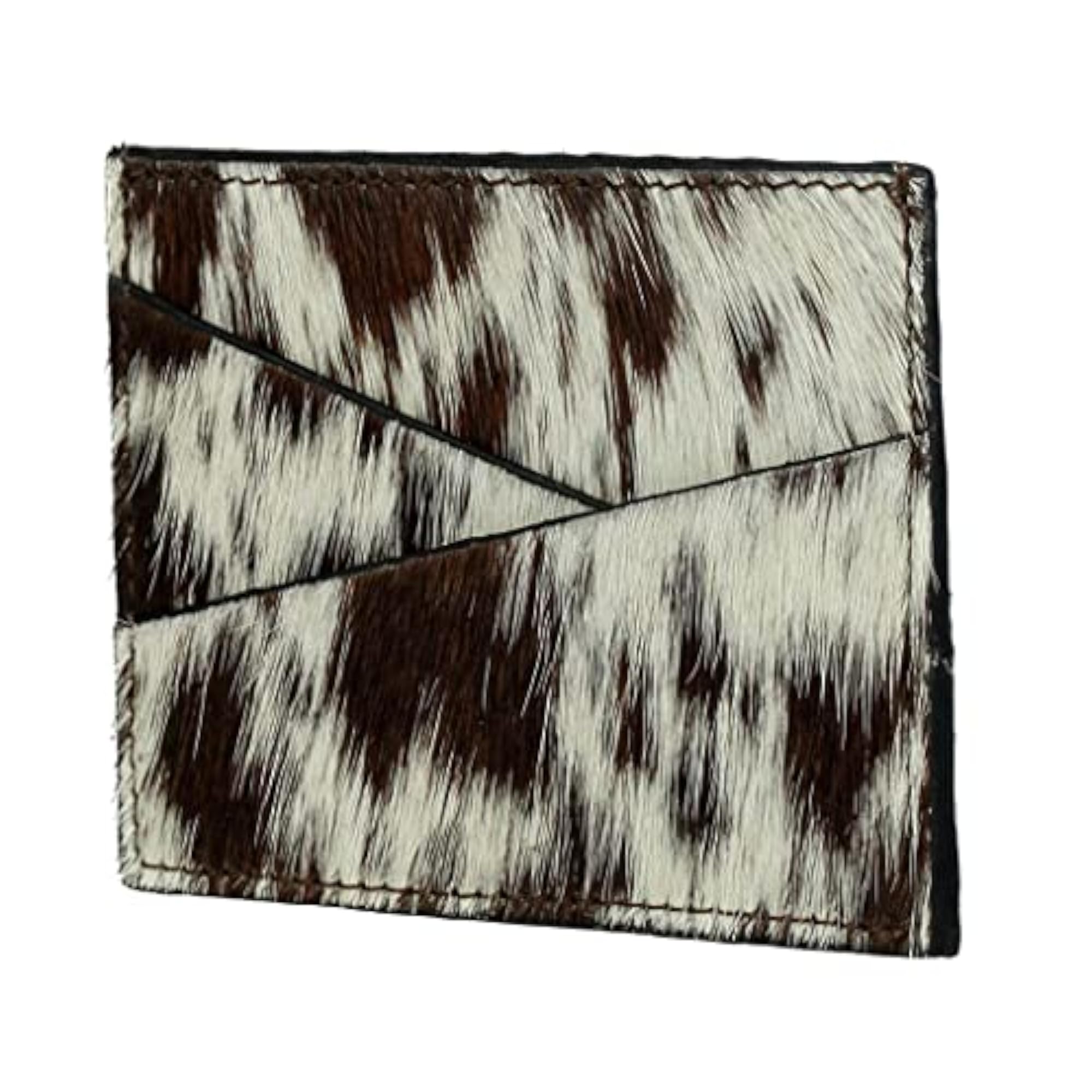 Women's Slim Minimalist Cowhide Leather Card Holder