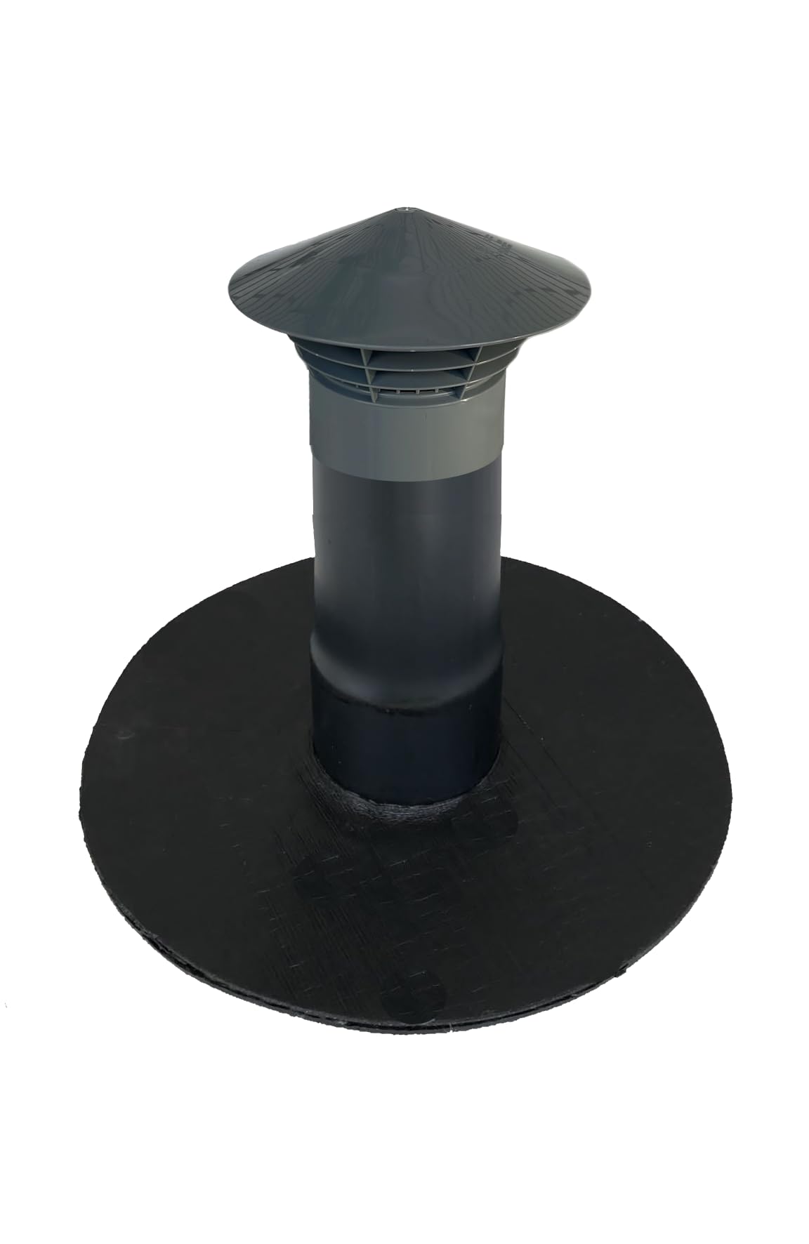 Flachdachlüfter DN 100, Bitumen-/PVC-Flansch, Lüfter, Abluft, Dachentlüftung, DN 110 (Bitumen PYE)
