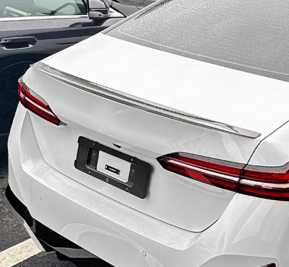 Skrzydło Spojlera Samochodowego Do BMW 5 Series i5 G60 G68 525i 530i M5 2024-2025, Skrzydło Spojlera, Performance Tylna Pokrywa Bagażnika Akcesoria,Glossy Black