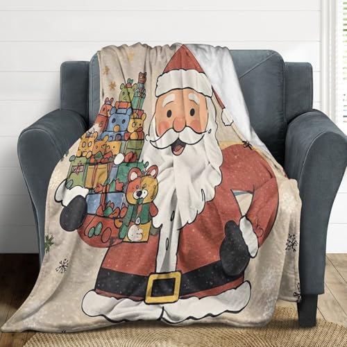 Couverture chaude flanelle Père Noël contre les nuits froides - 5
