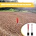 Deekin 4 Pcs Base Plugs Anchor Base Plugs Baseball Field Maintenance Equipment Baseball Accessories for Baseball Field (Red)