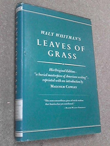 Walt Whitman's Leaves of Grass. the First (1855... B000UMMTHA Book Cover