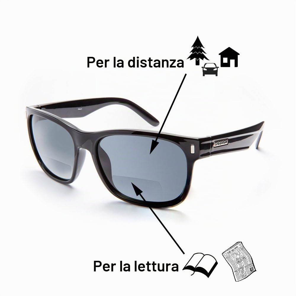 Urbanium Eyewear modello New York occhiali da sole bifocali con lenti polarizzanti in diverse intensità