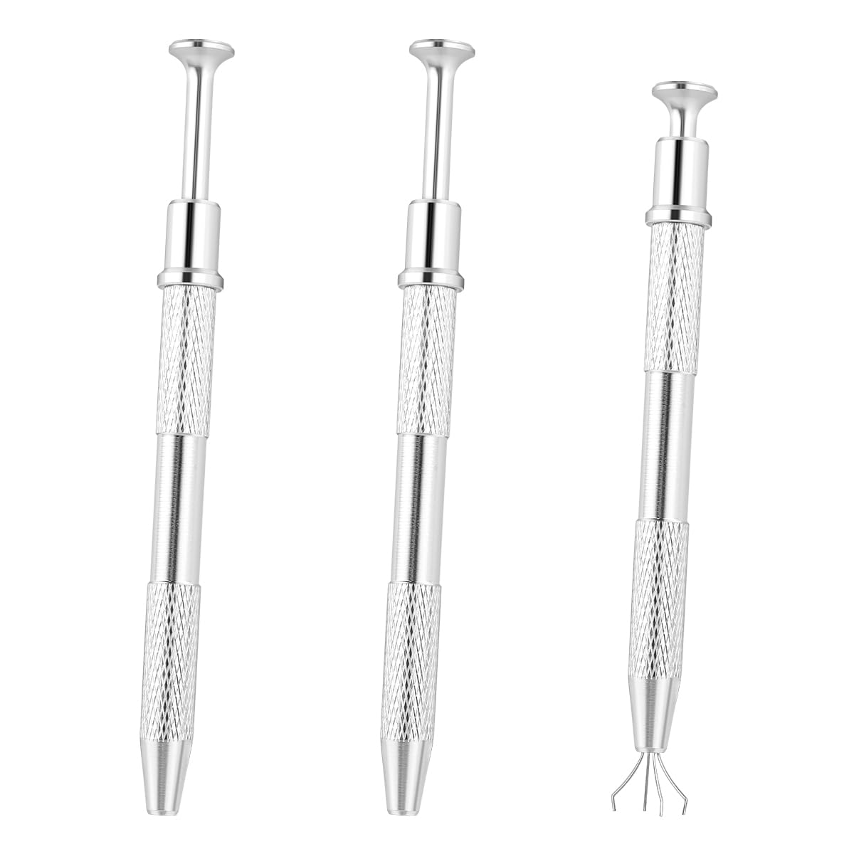 Amazon.com: 3 Pack 4 Claw Jeweler's Pick Up Tool 4 Prongs Holder