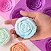 Lerykin Rose Silicone Molds - 2 Pack Handmade Large Rose Flower Soap Mold - Food Grade DIY Bar Mould for 3D Soap, Mousse, Muffin, Cake, Chocolate, Jelly, Resin, Candle - Just Pop Out & Dishwasher Safe