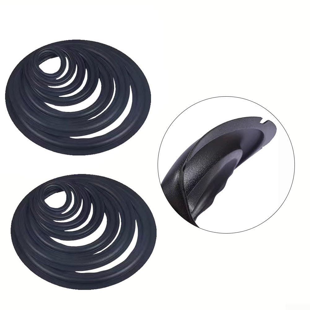 Kit di ricambio per bordo in schiuma per altoparlanti woofer da 12 pollici (5 pollici/12,7 cm), 2 pezzi, per 4 altoparlanti