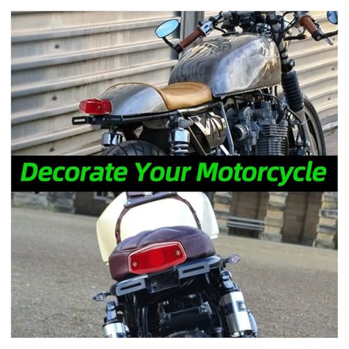 Feu arrière de moto LED Harley Bobber Chopper avec support de plaque - 7
