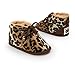 Kfnire zapatos de bebé, suela blanda invierno infantil botas cuna zapatos (4.3 pulgadas / 0-6 meses, leopardo)