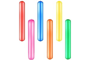 6 Color Light up Pool Noodles Pool Colorful Inflatable Sticks