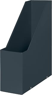 Leitz Click & Store Stehsammler, Aufbewahrungslösung aus Karton für den Schreibtisch, A4-Papierhalter für Zeitschriften & Ordner, Zuhause/Büro, Cosy Serie, Samtgrau, 53560089