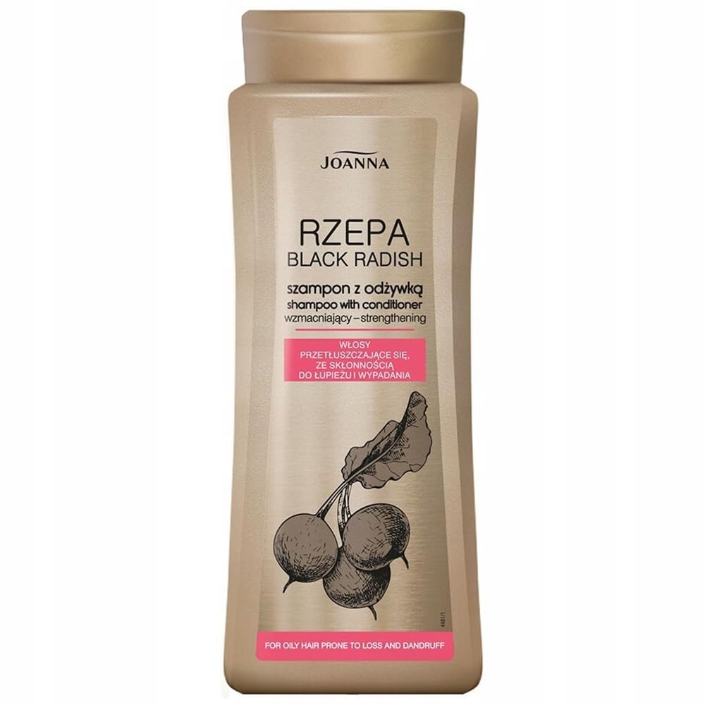 Joanna Turnip Strengthening Shampoo with Conditioner for Hair with Tendency to Greasiness 400ml