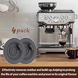 4 Pcs Sage Cleaning Disc, Sage Coffee Machine Cleaning Tablets, Universal Silicone Coffee Machine Handle Clean Pad, Barista Accessories Compatible with Most Espresso - Image 6