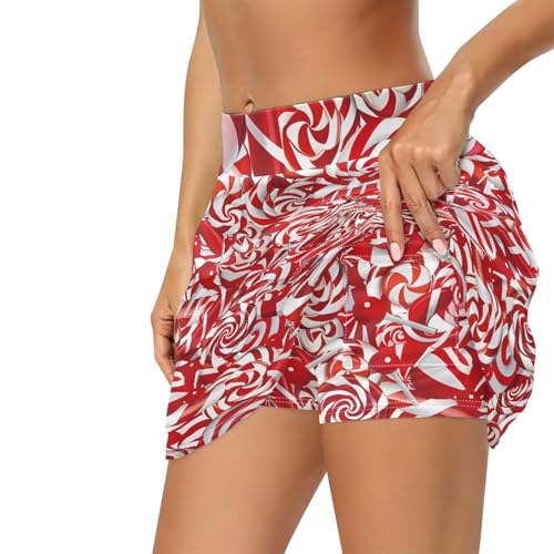 Womens Tennis Skirt High Waisted Golf Skort with Built-in-Shorts Lightweight Workout Athletic Skorts Skirts XS-3XL