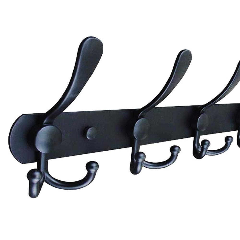 HANGER Kleiderablage Wand Wandgarderobe Kleiderhaken aus Edelstahl Haken 12/15/18/21/24/30 Robe Hut Handtuch Kleiderhalter Schwerlast Aufhänger 3er für Badezimmer Schlafzimmer Toilette Küche Tür Büro
