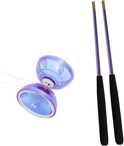 Vaguelly Juguetes demoníacos 1 Unidades de doble cabeza Diábolo Niños Juguetes al aire libre Pegasus Juguete Dedo Entrenamiento Juguetes Niños