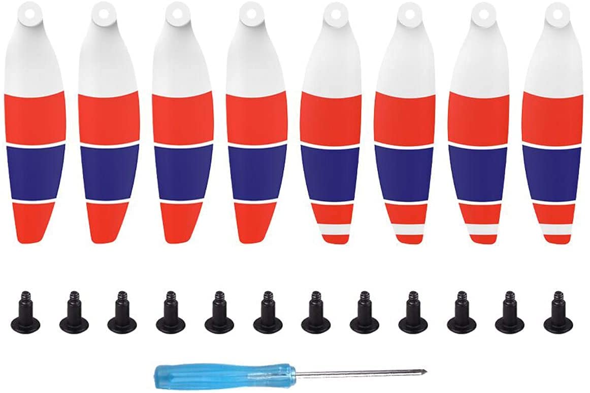 amiciCare Propellers for DJI Mavic Mini 1/2, Light-Weight and Low-Noise Multicolor Propellers