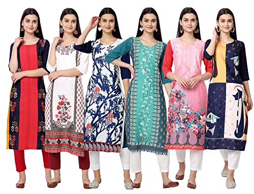 Image of Women's Crepe Straight Kurta