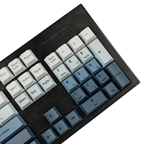 Image of 1.7mm Thickness PBT Gradient Keycaps Cherry Profile Dye Sub Mac Keyset for ANSI ISO 104 TKL GK61 96 75 GMMK NCR80 Mx Keyboard