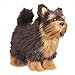 KINGDUO Yorkshires Terrier Simulazione Realistica Peluche Cane Bambole Animali Realistiche Giocattolo per La Decorazione Domestica Collezione Regalo per Bambini