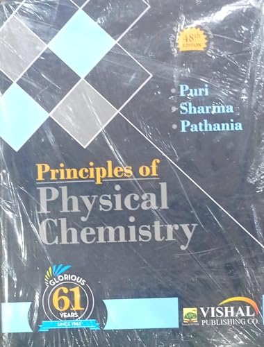 Image of Principles Of Physical Chemistry By Puri Sharma Pathania NVB+++