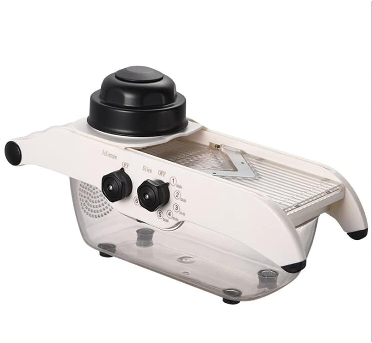 Cortador de verduras, cortador multifuncional de acero inoxidable, grosor ajustable para cortar verduras y frutas sin esfuerzo