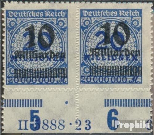 German Empire 335B han, Puncture Instead Perforation (Always Imperfect) unmounted Mint/Never hinged ** MNH 1923 Hyperinflation (Stamps for Collectors)