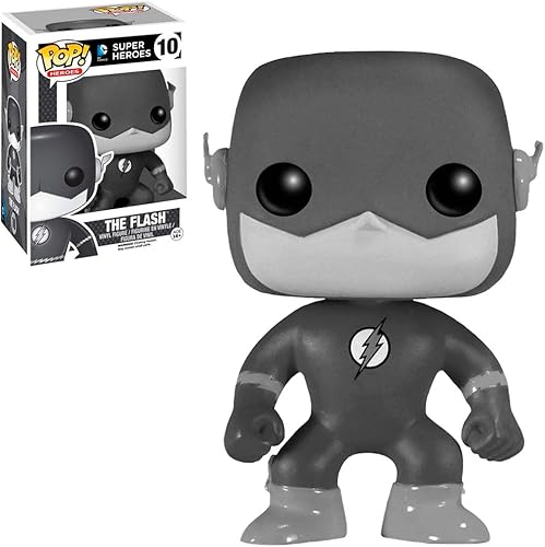 Funko DC Comics Pop! The Flash Versión Blanco y Negro 3.5 in