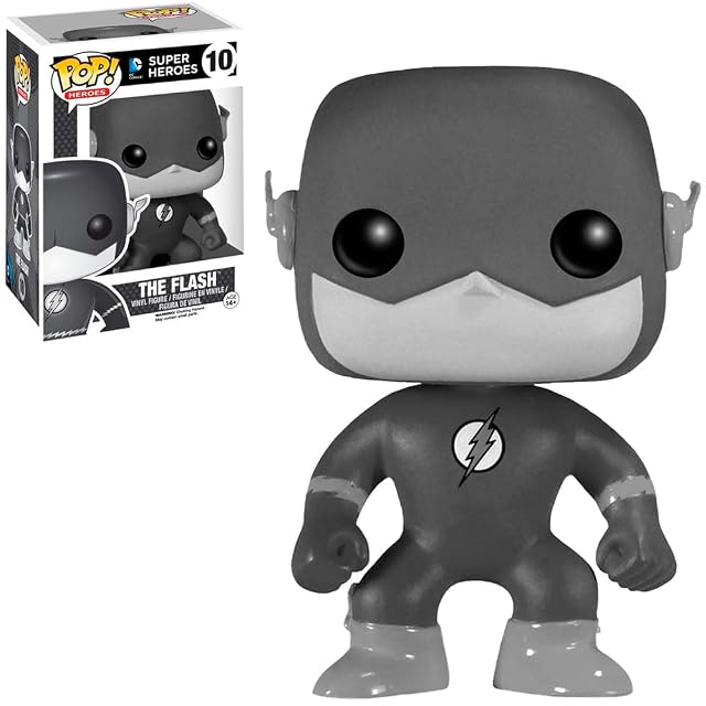 Funko DC Comics Pop! The Flash Version Blanco y Negro 9 cm