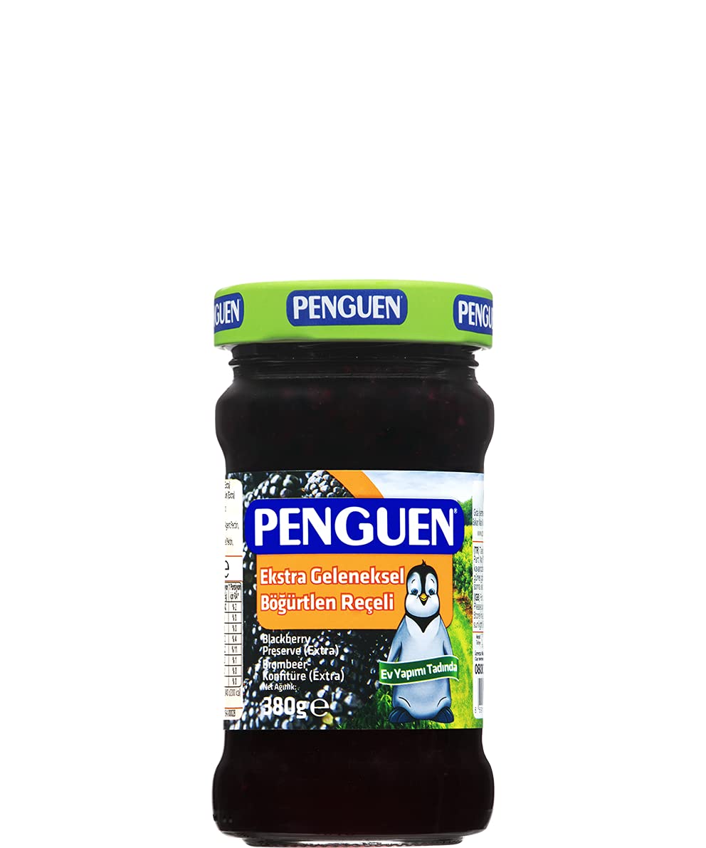 Penguen Böğürtlen Reçeli Ekstra Geleneksel 380 Gr