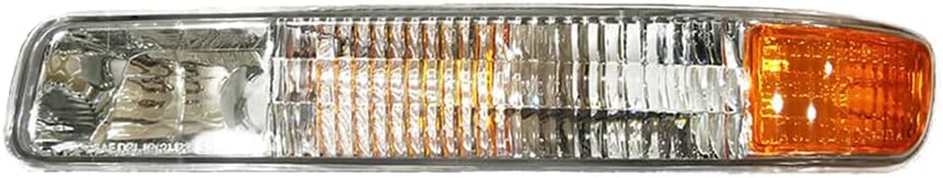 Turn Signal Light For 1999 2000 2001 2002 2003 2004 2005 2006 2007 GMC Sierra 1500 2500 3500 Yukon - Fits Driver Side and Passenger Side of GMC Trucks - Parking Lights Include Lens and Housing
