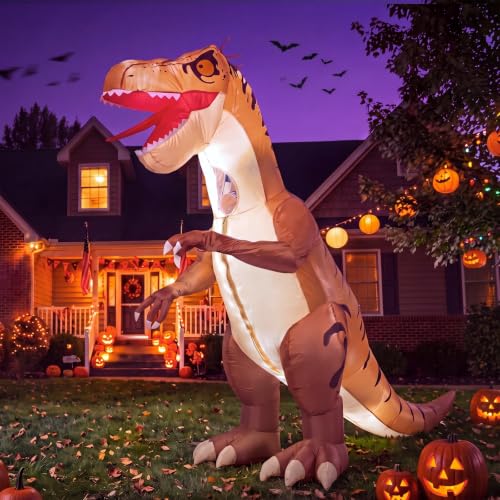 Minetom Inflatable Dinosaur Costume with Powerful Fan
