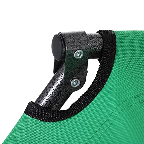 Outsunny Tanning Chair, 2-In-1 Beach Lounge Chair & Camping Chair W/Pillow & Pocket, Adjustable Chaise For Sunbathing Outside, Patio, Poolside, Green #TOP7