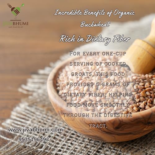 Image of Organic Buckwheat (Kuttu) | Gluten-Free Natural Grain Alternative | High Protein & High Fiber Superfood | Nutrient-Rich for Sweet & Savory Recipes | Healthy Rice & Wheat Substitute (5 Kg)