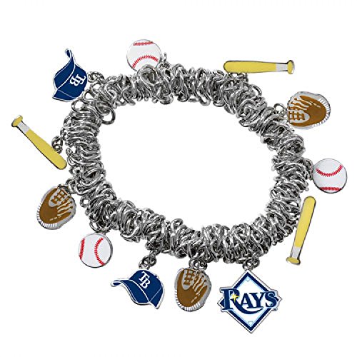 Game Time 101490 MLB Tampa Bay Rays Stretch Bracelet