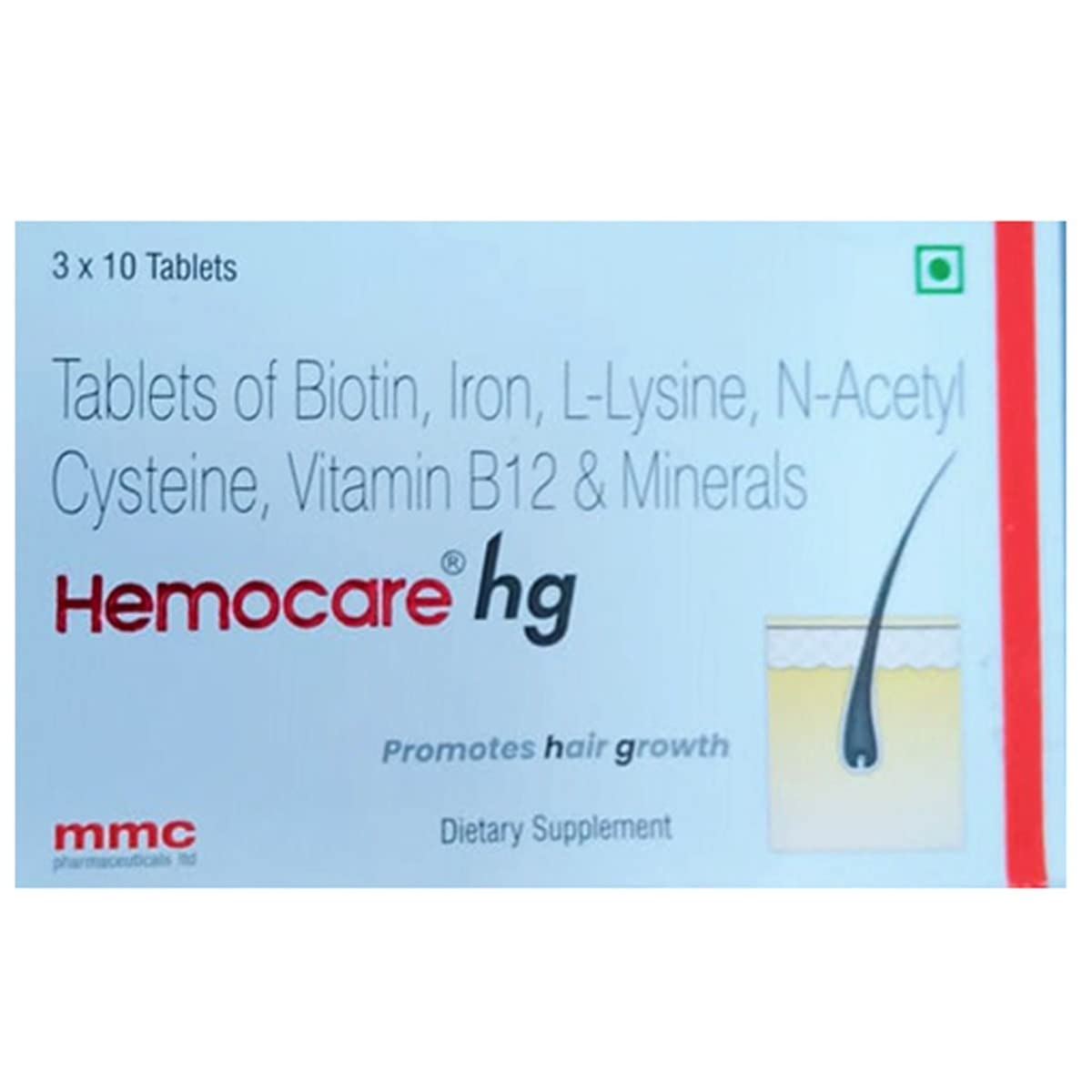 Hemocare HG - Strip of 10 Tablets