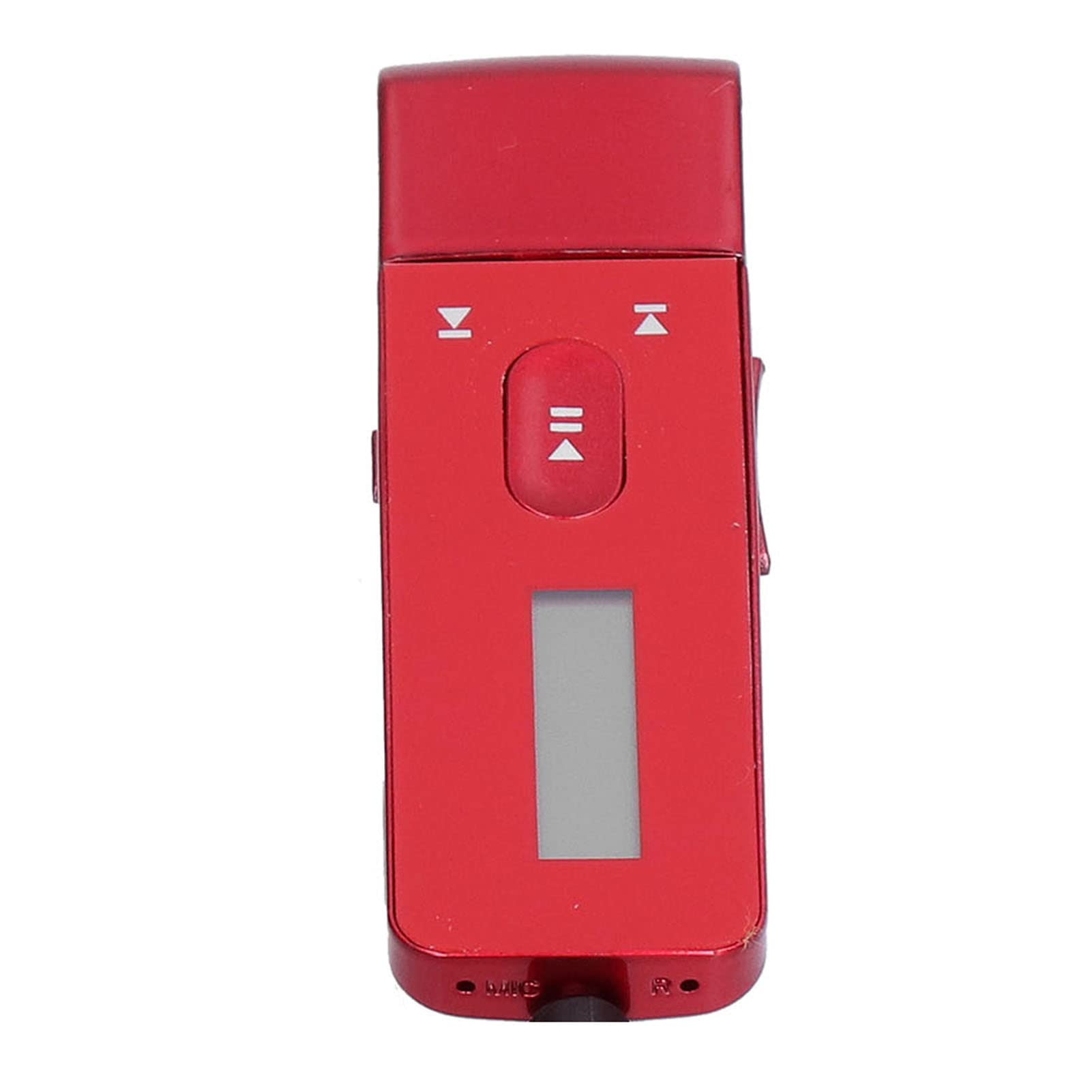 SYH&AQYE Registratore Vocale Digitale da 8 GB, Supporto Registratore Vocale Attivato Radio FM per Conferenze, Riunioni, Interviste Audio(Rosso)