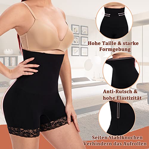 SURE YOU LIKE Bauchweg Unterhose Damen figurenformend Miederpants Miederhose Shapewear Bauch-Weg-Effekt Formt sofort Body Shaper…