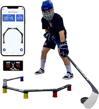 Potent Hockey Digital Stickhandling Trainer Ultimate Hockey Puck Handling Trainer for Enhanced Hockey Skills Competition Performanc
