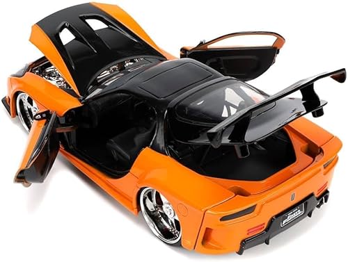 Miniatura 9 de Jada Toys Auto fundido a presión Fast  Furious 124 1995 Mazda RX-7 de cuerpo ancho con figura fundida a presión de 275 pulgadas de Han juguetes para