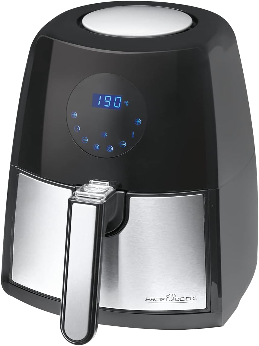 PROFICOOK PC-FR 1147 H FREIDORA DE AIRE CALIENTE 2,5 L SENCILLO NEGRO, ACERO INOXIDABLE INDEPENDIENTE 1500 W PROFICOOK PC-FR 1147 H FREIDORA DE AIRE CALIENTE 2,5 L SENCILLO NEGRO, ACERO INOXIDABLE INDEPENDIENTE 1500 W