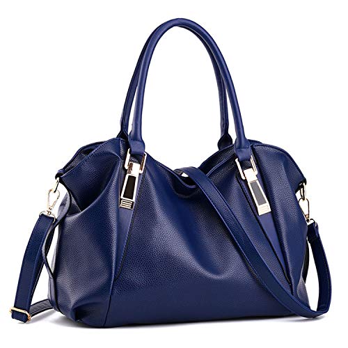 EVEOUT Sac à Main Souple en Cuir pour Femmes Grande Capacité Sacs Rétro, Sacs à Main à Bandoulière Décontractée pour Femmes pour Le Travail Sac Hobos Classique