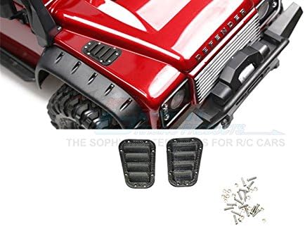 R/C Scale Accessories : Simulation Fender Vent For TRX-4 Crawler - 1Pr Set Black