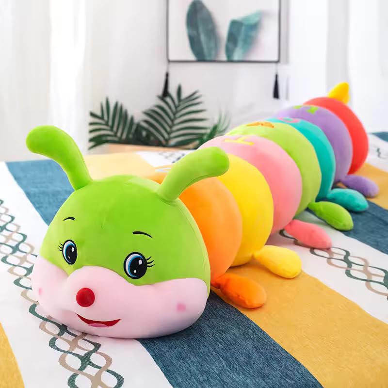 Image of RVA Caterpillar Soft Toy | Stuffed Animal for Kids (65 Cm /25 inch) | Plush Caterpillar
