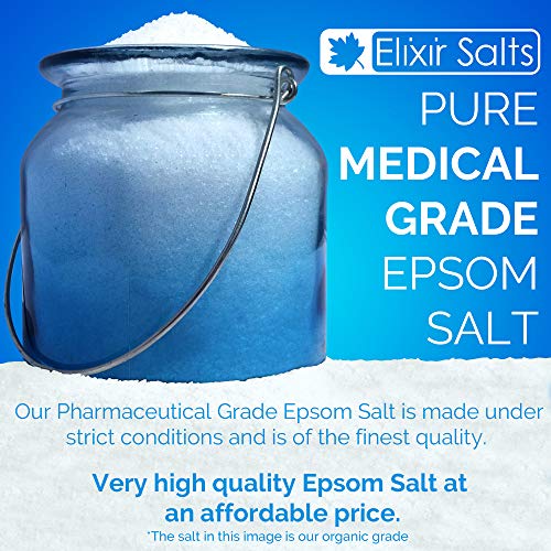 Elixir Gardens Epsom Salt (Pharmaceutical Grade) | Various Qty Available (from 300g - 25kg) | Supplied in Bag (25kg) - 3