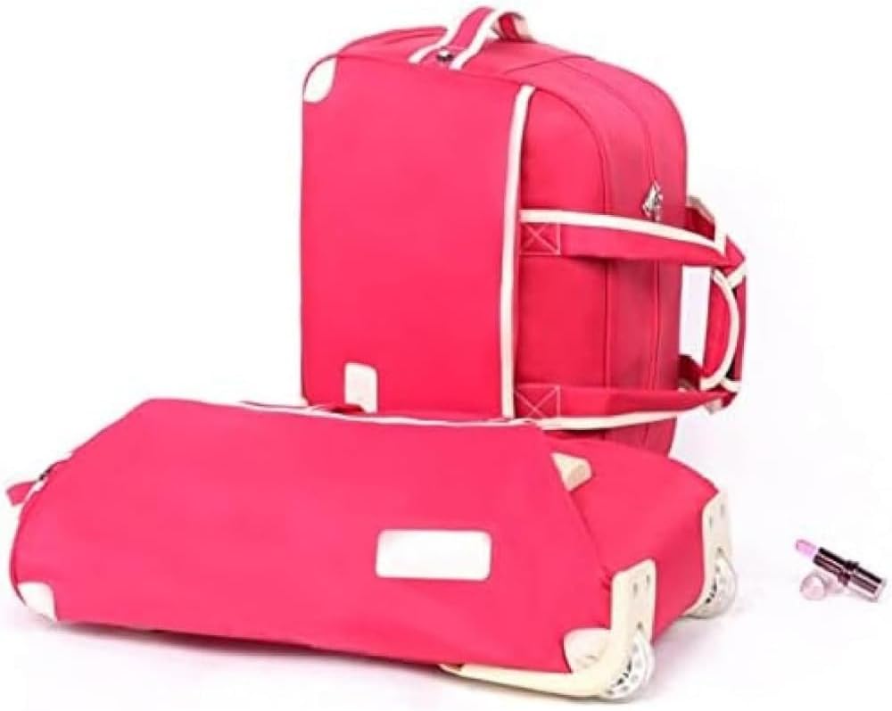 [FLYKING] ボストンキャリー2way キャスター オックスフォード布、プルロッド、旅行 ブルー スーツケース 防水、 キャリ